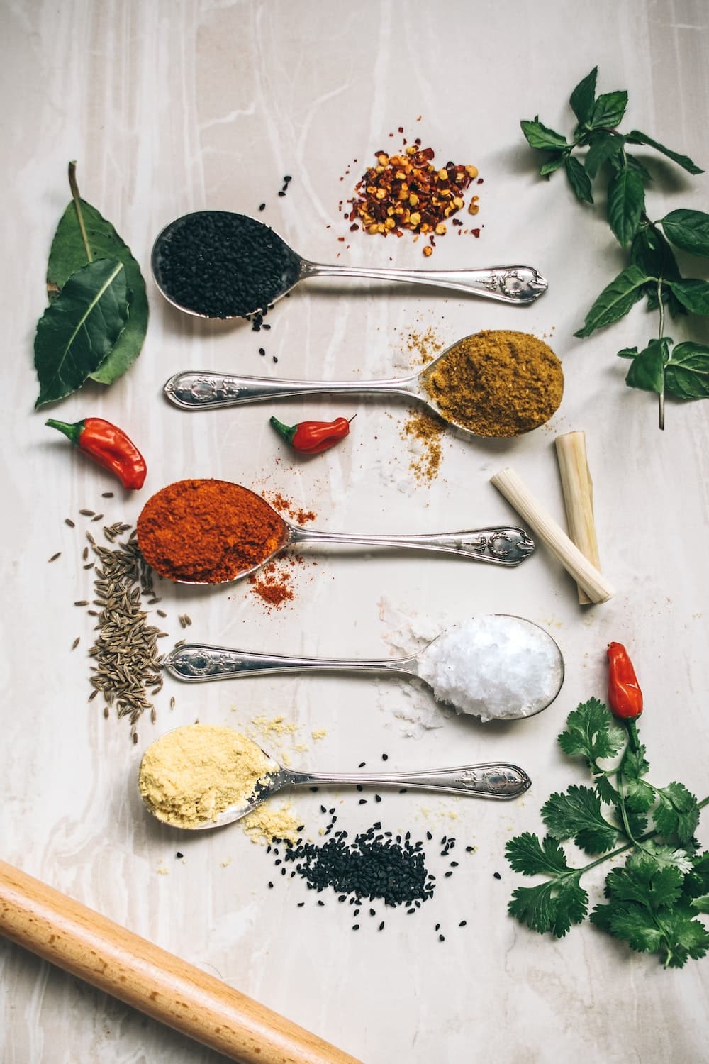 Flavour to the food